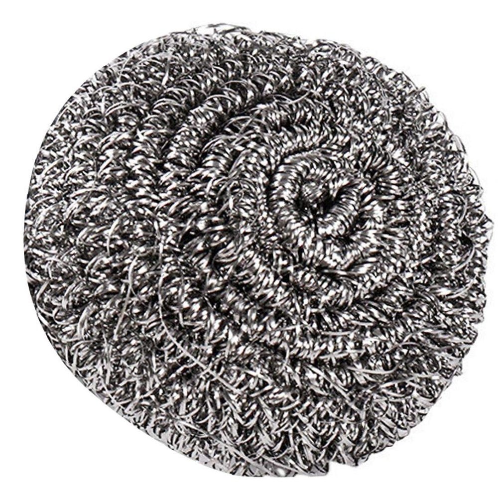 1-Piece Stainless Steel Scrubber for Pots, Pans, Grills, and Ovens
