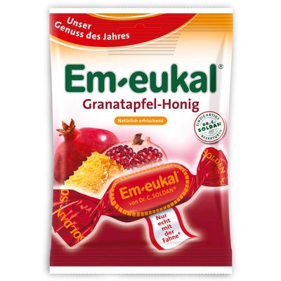 Em-eukal Pomegranate-Honey Candies with Sugar, 75 g, 20-Pack (20 x 75 g)