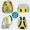 PETCUTE Pet Backpack for Cats and Dogs, Lightweight Space Capsule Carrier with Breathable Mesh, Airline-Approved view 4