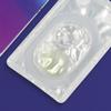 GLAMLENS Jasmine Light Green Colored Monthly Contact Lenses, -1.75, 1 Pair + Case view 3