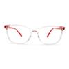 ProEyes Lynx Progressive Blue-Light-Blocking Readers, Red, 1.00 view 3
