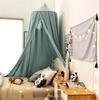 RAILONCH Baby Bed Canopy, Princess Lace Mosquito Net, Dark Blue view 3