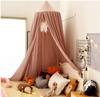 RAILONCH Baby Bed Canopy, Princess Lace Mosquito Net, Dark Blue view 4