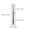 10 mL Empty Mascara Tube with Wand, Refillable Eyelash Serum Container, Matte Silver view 3
