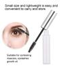 10 mL Empty Mascara Tube with Wand, Refillable Eyelash Serum Container, Matte Silver view 4
