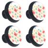 Kids' Room Furniture Knobs, Crab/Starfish/Shell Shapes, Black, 4-Pack, 3.5 × 2.8 cm view 1