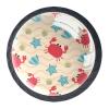 Kids' Room Furniture Knobs, Crab/Starfish/Shell Shapes, Black, 4-Pack, 3.5 × 2.8 cm view 2