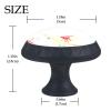 Kids' Room Furniture Knobs, Crab/Starfish/Shell Shapes, Black, 4-Pack, 3.5 × 2.8 cm view 4
