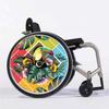 Wheelchair Spoke Guards (Pair) for 44.00–45.00 cm Push-Rim Outer Diameter, Round Mounts - Toucan view 2