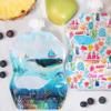 ChooMee Reusable Baby Food Pouches, BPA-Free, Leakproof, Refillable, 6-Pack, 8 oz, SeaLife view 2