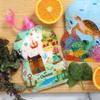 ChooMee Reusable Baby Food Pouches, BPA-Free, Leakproof, Refillable, 6-Pack, 8 oz, SeaLife view 3
