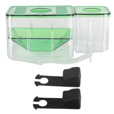 Little Plastic Fish Double-Layer Aquarium Breeding Box for Small Fish and Shrimp