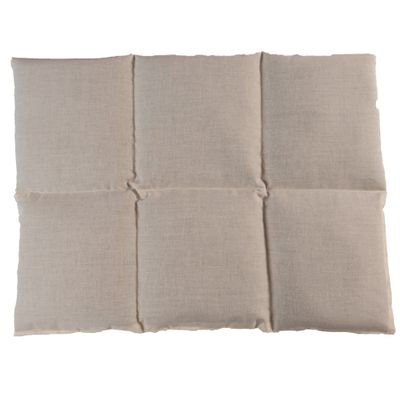 Giraffenland Rapeseed Heat Pillow 40 x 30 cm, 6-Chamber, Off-White