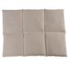 Giraffenland Rapeseed Heat Pillow 40 x 30 cm, 6-Chamber, Off-White view 1