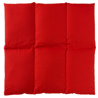 Cherry Pit Heating Pad 40 x 30 cm, 6-Chamber, Cherry Red