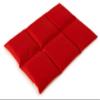 Cherry Pit Heating Pad 40 x 30 cm, 6-Chamber, Cherry Red view 2