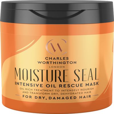 Charles Worthington Moisture Seal Intensive Oil Rescue Hair Mask for Dry, Frizzy Hair, 160 ml