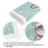 Hengpai Draw Cat in Sweater in Snow, Warm Printed Pet Blanket and Bed Cover view 4