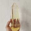 TYUTYU 1000 g 1-Piece Yellow Melting Stone Quartz Obelisk Crystal Wand Point Reiki view 3