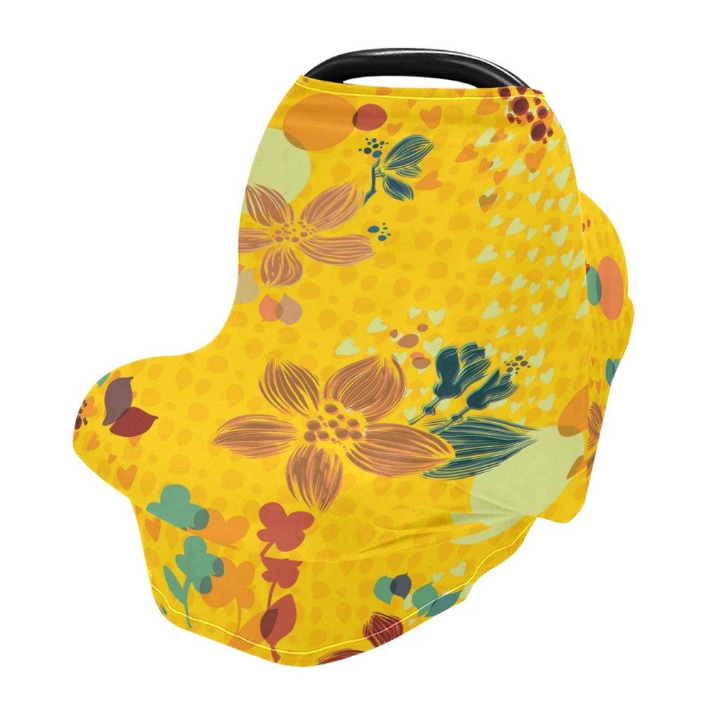 Mnsruu Baby Nursing Cover, Car Seat Canopy, High Chair and Shopping Cart Cover
