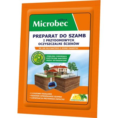 BROS Microbec Ultra Septic Tank Cleaner, 18 x 25 g