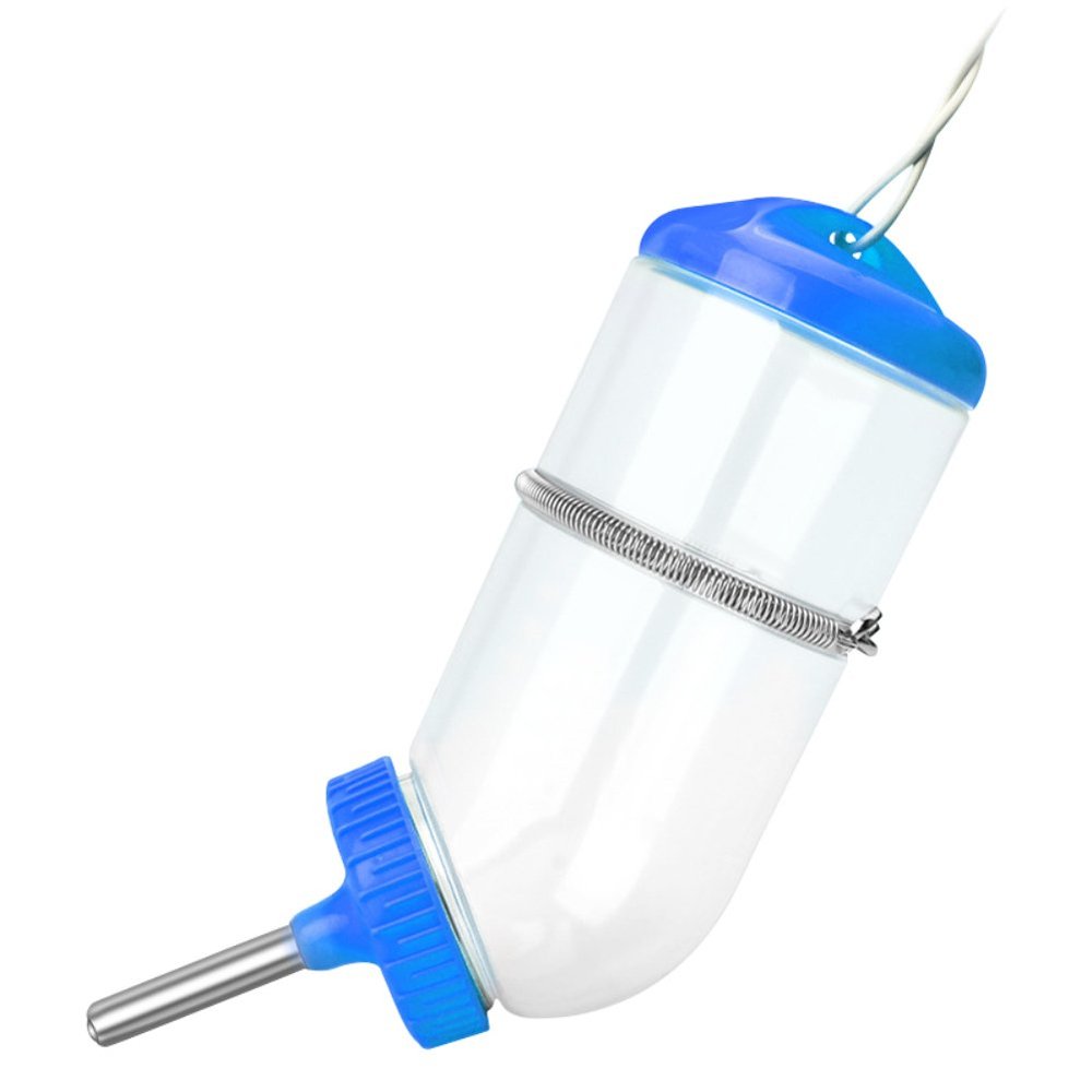 CUSROS Hanging Pet Water Bottle, 250/500 ml, Light Blue, Size S