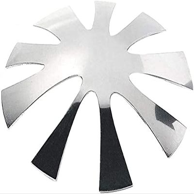 Easy French Smile Cut Line Edge Nail Cutter, Acrylic Easy French Smile Cut V-Line Tips Manicure Edge Trimmer, Almond Shape Pro 9 Gre Nail Art Template Tool, Type A
