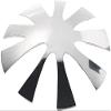 Easy French Smile Cut Line Edge Nail Cutter, Acrylic Easy French Smile Cut V-Line Tips Manicure Edge Trimmer, Almond Shape Pro 9 Gre Nail Art Template Tool, Type A view 1