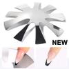 Easy French Smile Cut Line Edge Nail Cutter, Acrylic Easy French Smile Cut V-Line Tips Manicure Edge Trimmer, Almond Shape Pro 9 Gre Nail Art Template Tool, Type A view 2