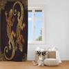 ZZDXW Blackout Curtains, Dark Brown Gecko, 2 Panels with Grommets view 2