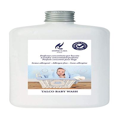 HYPNO CASA Laundry Liquid Concentrate, Made in Italy (Baby Talc, 400 ml)