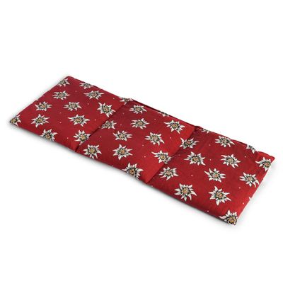 GIRAFFENLAND Wheat Grain Pillow 20 x 50 cm, 3-Chamber, Edelweiss Flower