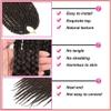 3-Pack 14-Inch Goddess Crochet Box Braids, Pre-Looped Synthetic Hair Extensions view 4