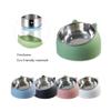 Pink Stainless Steel Cat Bowl, 15° Elevated, 800 mL view 2