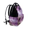 LDIYEU Purple Turtle Diaper Bag Travel Backpack, Large-Capacity Mom Bag view 3