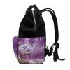 LDIYEU Purple Turtle Diaper Bag Travel Backpack, Large-Capacity Mom Bag view 4