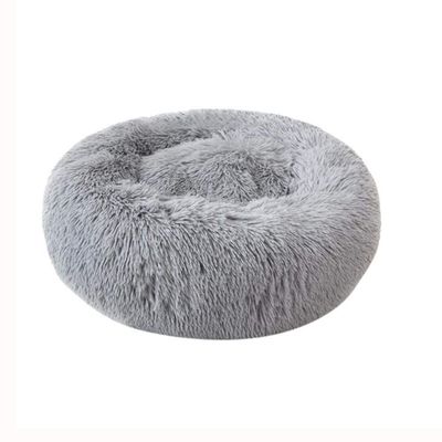 KLIEUWDBAARASRASJ Warm Round Plush Dog Bed and Cat House, Washable, House-D, S, USA