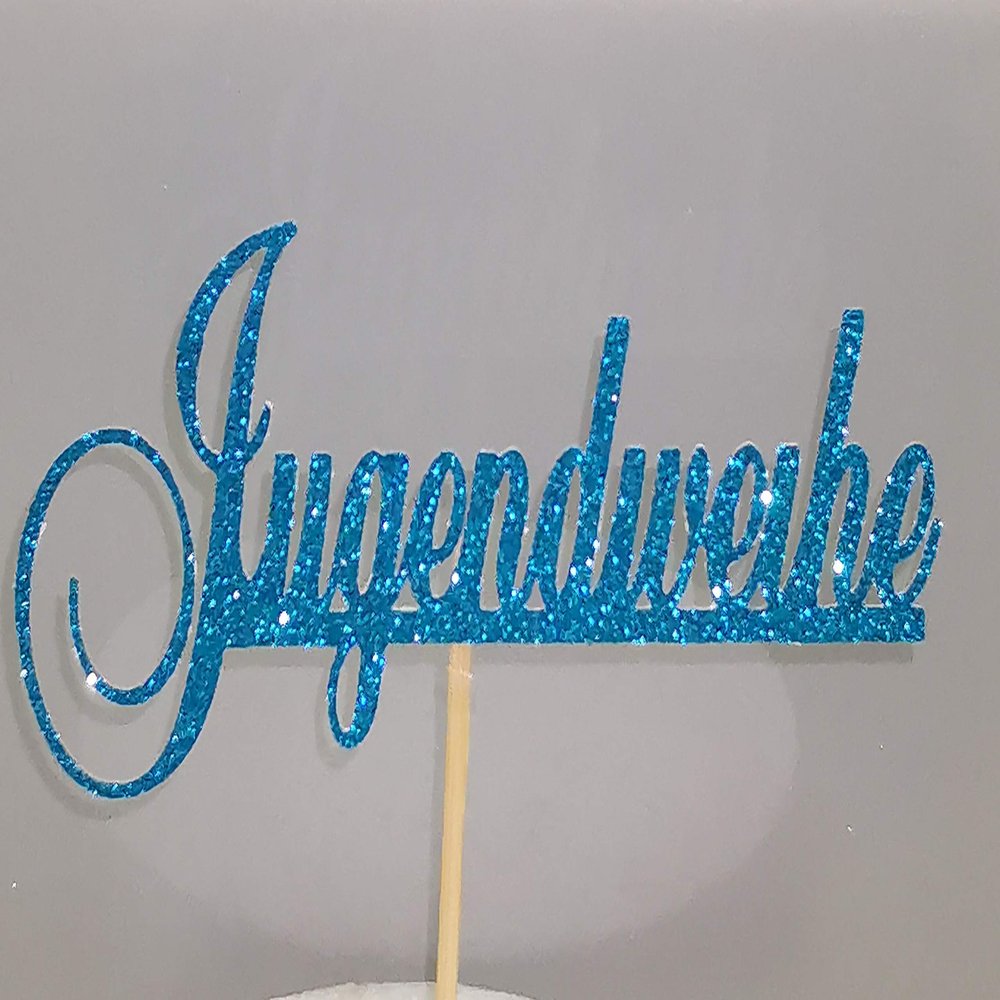 Youth Ceremony Cake Topper Birthday Cake Decoration Gold Silver