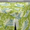 ABAKUHAUS Hummingbird Dog Crate Cover, Lime Green-Blue-Cream, 90 x 60 x 70 cm view 4