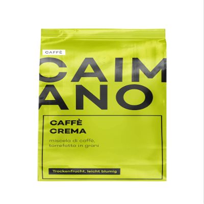 Caff Caimano Caff Crema Coffee Beans 1 kg, 100% Arabica, Whole Beans