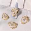 YZDKJ 3-Piece Shiny Rotating Pearl Angel Bowknot 3D Nail Art Decorations, Color 3 view 2