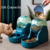 BLOSSOMLIFE Automatic Cat Feeder, 1-Gallon Gravity Feeder and Waterer for Cats and Small Dogs view 2