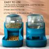 BLOSSOMLIFE Automatic Cat Feeder, 1-Gallon Gravity Feeder and Waterer for Cats and Small Dogs view 4