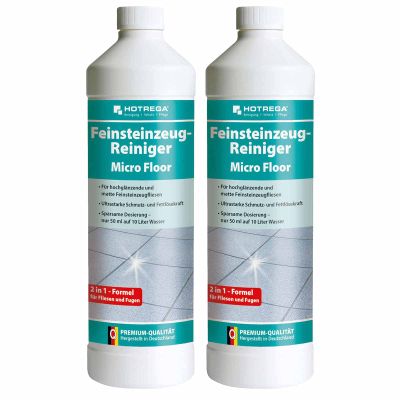 HOTREGA Micro Floor Porcelain Tile Cleaner 2 L | 2-in-1 Concentrate