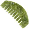 Lurrose Jade Gua Sha Hair Comb, Random Dark or Light Color view 1