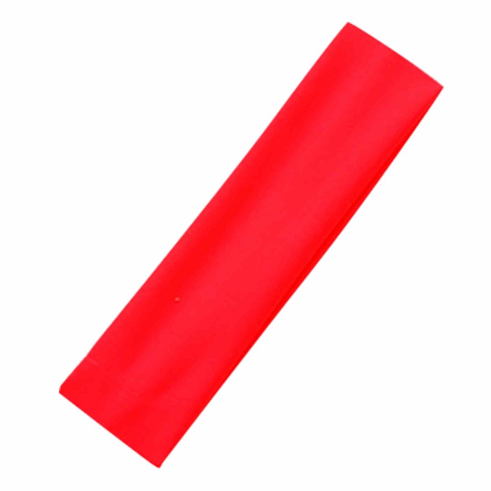 Women's Red Sports Headband, Wide Elastic Hairband for Yoga, Workouts, and Running