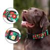 Rhea Rose Girl Dog Collar Summer Daisy Pattern, Medium, Green view 3