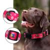 Rhea Rose Pink Dog Collar Summer Daisy and Bee Print for Large Dogs view 3