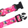 Rhea Rose Pink Dog Collar Summer Daisy and Bee Print for Large Dogs view 4