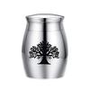 NSGJUYT Mini Stainless Steel Pet Urn for Dog, Cat and Other Pets, Cremation Ashes Memorial Container, Color 3 view 2